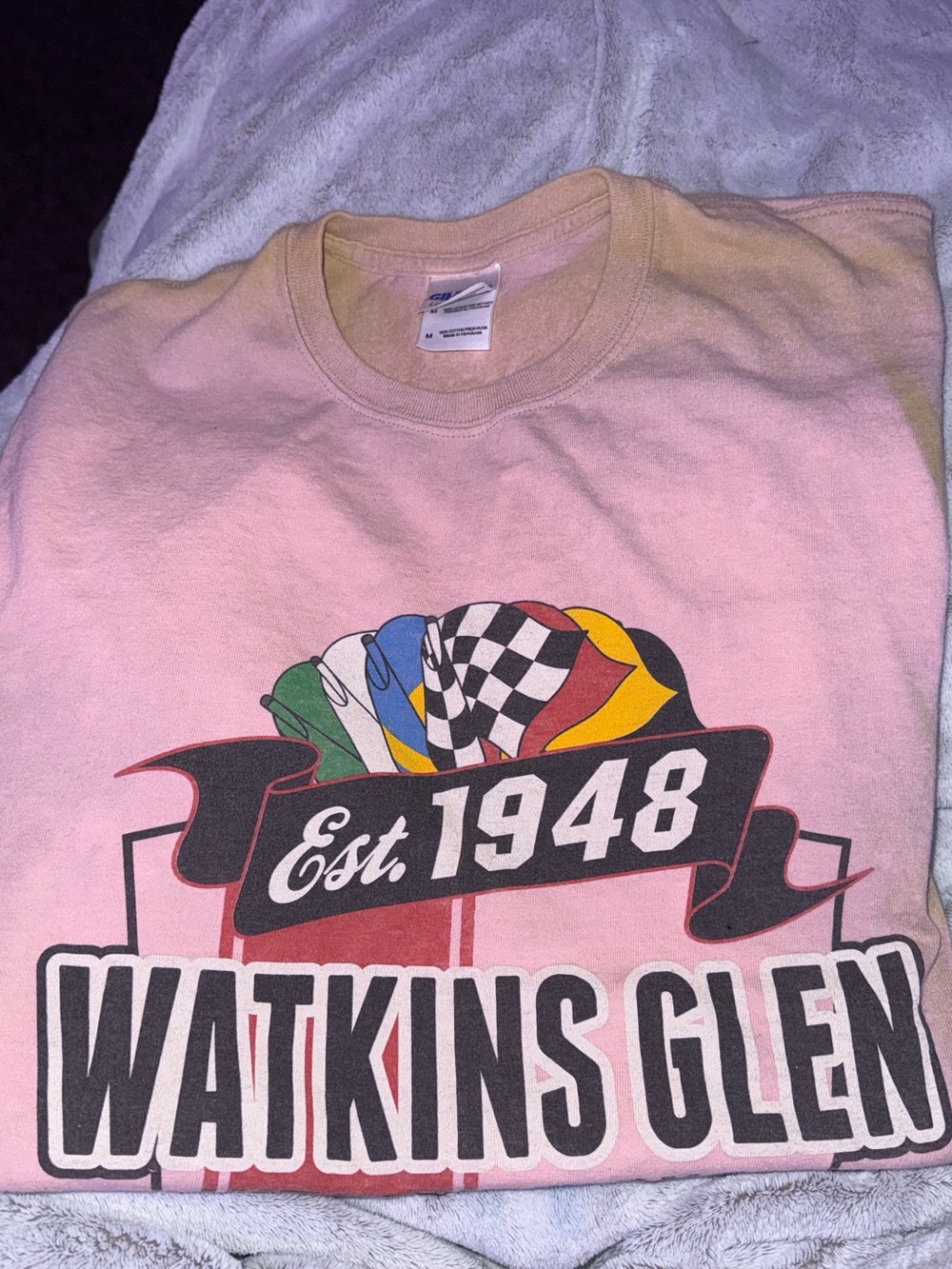 Watkins Glen Est. 1948 Pink Graphic Tee